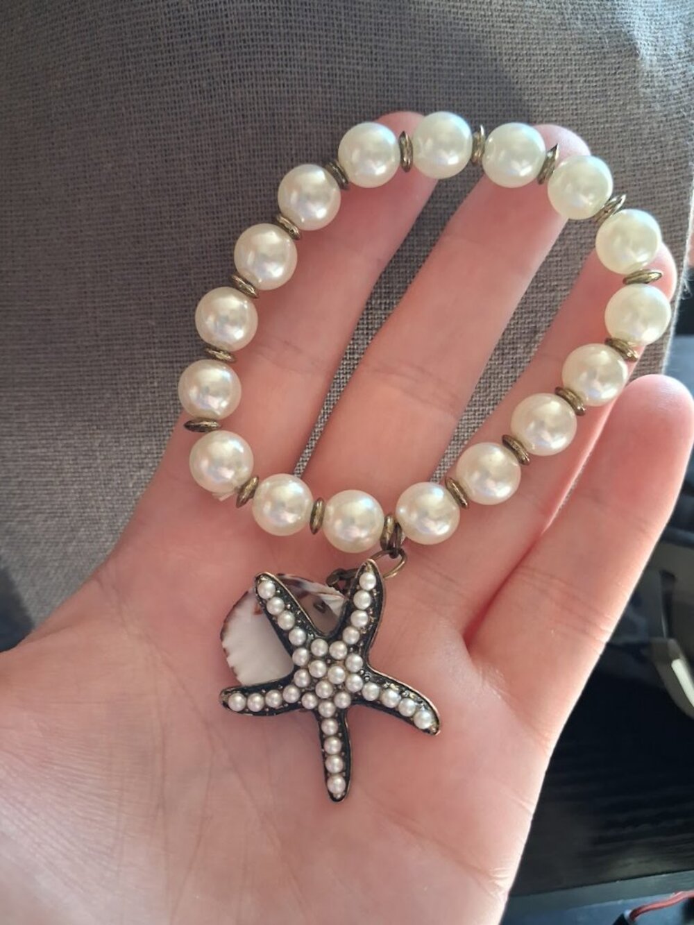 Stretchy Beach inspired bracelet